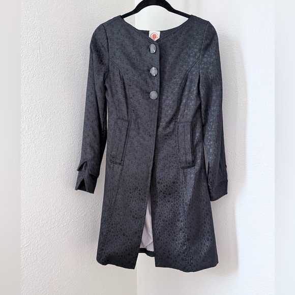 Tulle Jackets & Blazers - Anthropologie Tulle Black Glam Coat